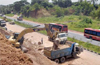 Landslip near Haleyangadi affects traffic on NH 66